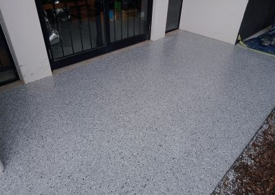 Outdoor epoxy flooring