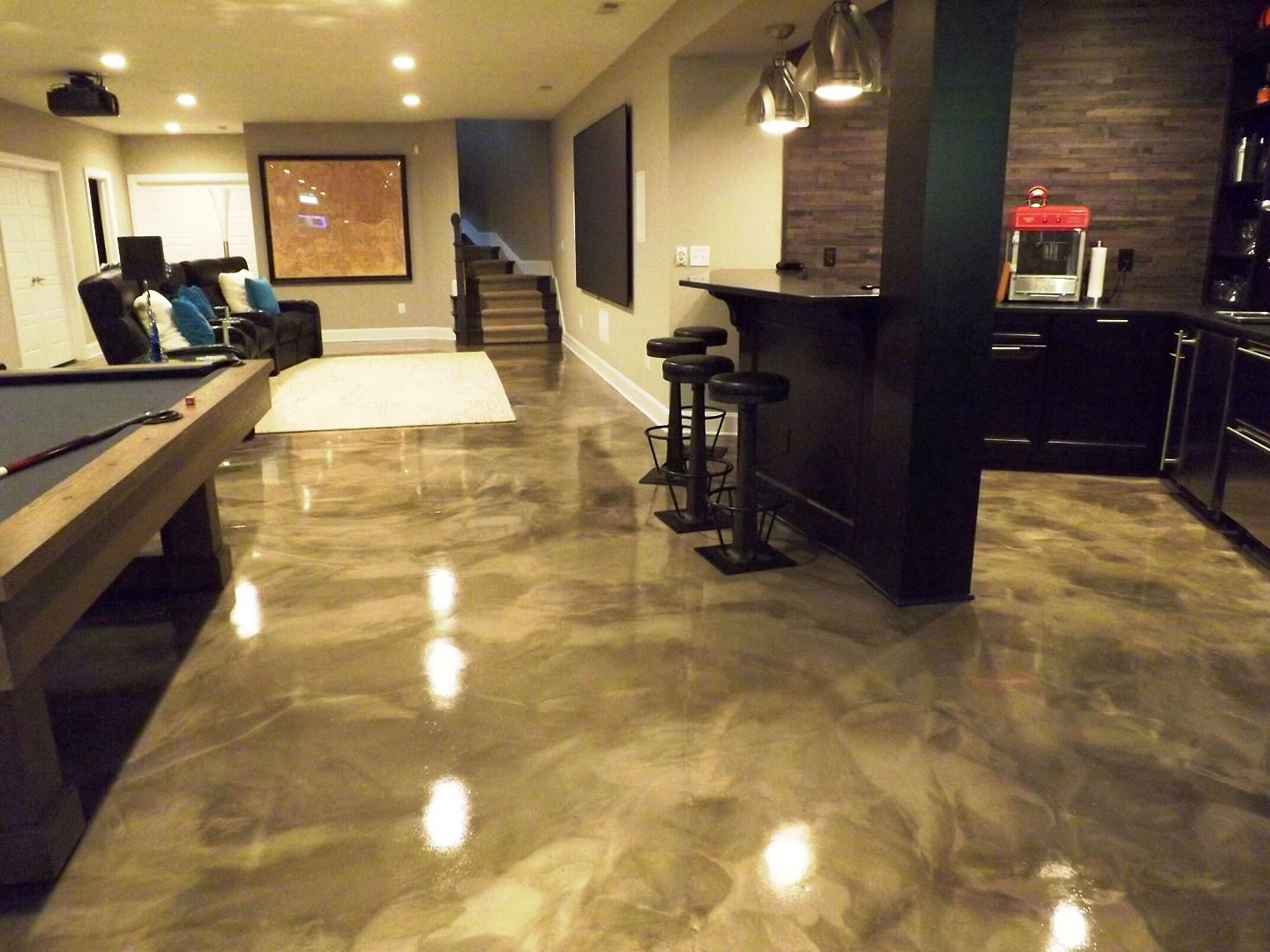 Metallic Photo 1 Custom Design Expoxy Flooring