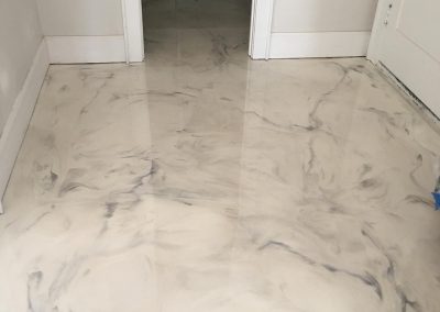 marble look metallic
